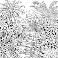 Garden Coloring Pages photo