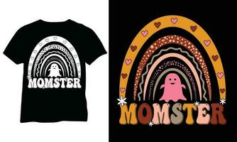 Halloween shirt Mom Ster vector Funny Halloween Cute Halloween eps vector design