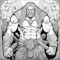 Fantasy Coloring Pages For Adults photo