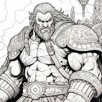 Fantasy Coloring Pages For Adults photo