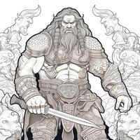 Fantasy Coloring Pages For Adults photo