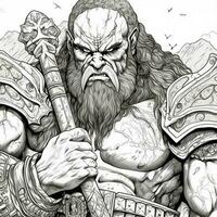 Fantasy Coloring Pages For Adults photo