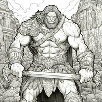 Fantasy Coloring Pages For Adults photo