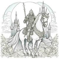 Fantasy Coloring Pages For Adults photo