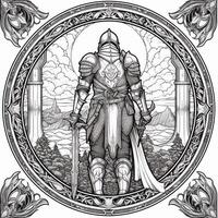 Fantasy Coloring Pages For Adults photo