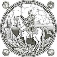 Fantasy Coloring Pages For Adults photo