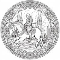 Fantasy Coloring Pages For Adults photo