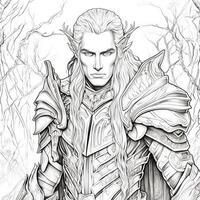 Fantasy Coloring Pages For Adults photo