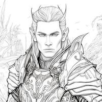 Fantasy Coloring Pages For Adults photo