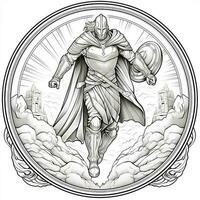 Fantasy Coloring Pages For Adults photo