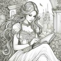 Fantasy Coloring Pages For Adults photo