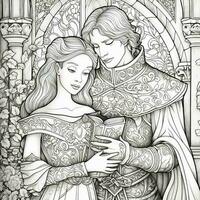 Fantasy Coloring Pages For Adults photo