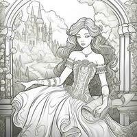 Fantasy Coloring Pages For Adults photo