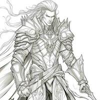 Fantasy Coloring Pages For Adults photo