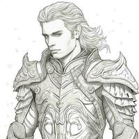 Fantasy Coloring Pages For Adults photo