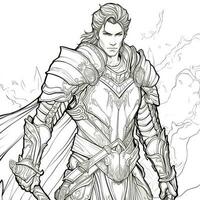 Fantasy Coloring Pages For Adults photo