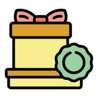Gift deal icon vector flat