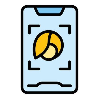 Aim client icon vector flat