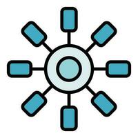Antistress fidget icon vector flat
