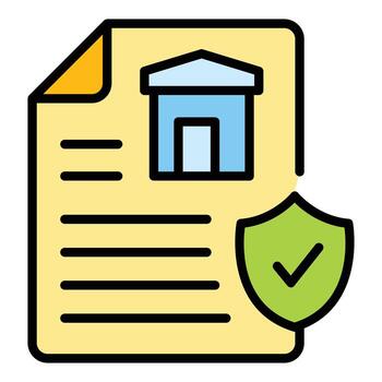 intimidad documento icono vector plano