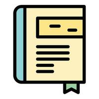 Data folder icon vector flat