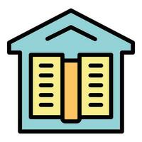 Home book icon vector flat
