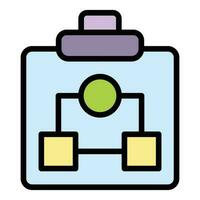 Product clipboard icon vector flat