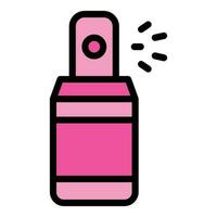 Spray bottle graffiti icon vector flat