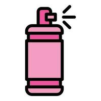 Fragrance sprayer icon vector flat