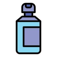 Spray bottle paint icon vector flat