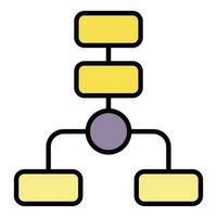Index scheme icon vector flat