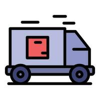 Fast delivery icon vector flat
