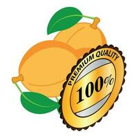 Organic apricot icon isometric vector. Fresh apricot and premium quality sign vector