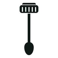 Plastic test swab icon simple vector. Lab sample vector