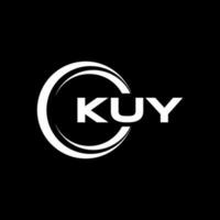 KUY Logo Design, Inspiration for a Unique Identity. Modern Elegance and Creative Design. Watermark Your Success with the Striking this Logo. vector