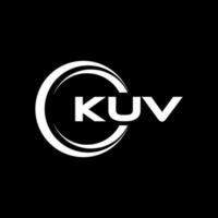 kuv logo diseño, inspiración para un único identidad. moderno elegancia y creativo diseño. filigrana tu éxito con el sorprendentes esta logo. vector