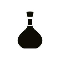 Bottle icon vector. Bottle for water illustration sign. Bottle of alcohol symbol or logo. vector