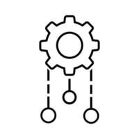 Cloud API vector icon. software integration illustration sign. application symbol.