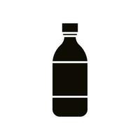 Bottle icon vector. Bottle for water illustration sign. Bottle of alcohol symbol or logo. vector