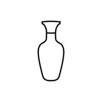 Bottle icon vector. Bottle for water illustration sign. Bottle of alcohol symbol or logo. vector