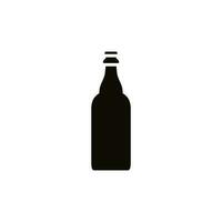 Bottle icon vector. Bottle for water illustration sign. Bottle of alcohol symbol or logo. vector