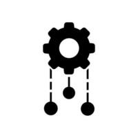 Cloud API vector icon. software integration illustration sign. application symbol.