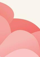 pink abstract background with minimalistic style for poster design template vector