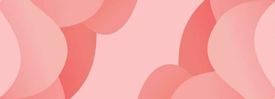 pink abstract background for banner wave liquid style vector