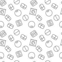 Contraceptive and Condom Seamless Pattern for Printing and Wrapping vector