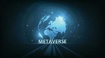 Metaverse technology concept design. vector