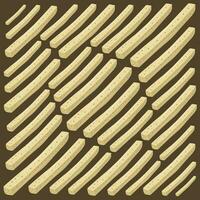 Fried jicama sticks vector illustration for graphic design and decorative element
