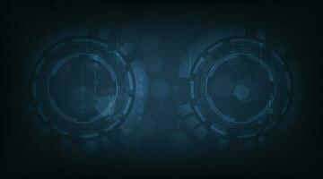 High tech Circle background concept. vector