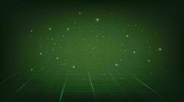 Green technology background. vector