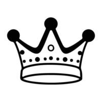 Crown icons, Crown symbol, Crown illustration. vector